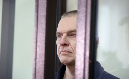 Andrzej Poczobut na początku procesu, styczeń 2023