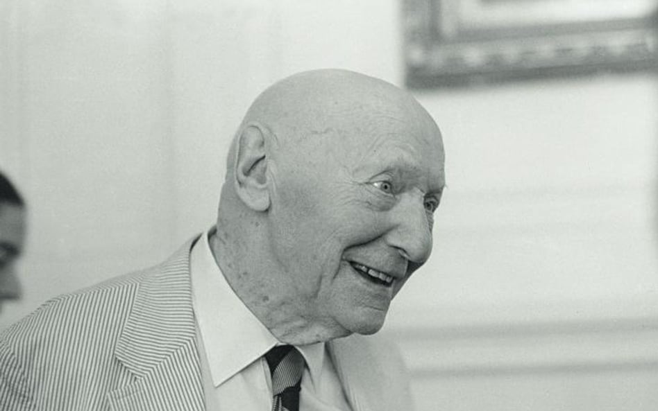 Isaac Bashevis Singer; zdjęcie z 1986 roku