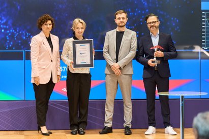 Od lewej: Monika Gorgoń, członek zarządu GPW, Magdalena Kojder, członek zarządu Plot Twistu, Bartłom