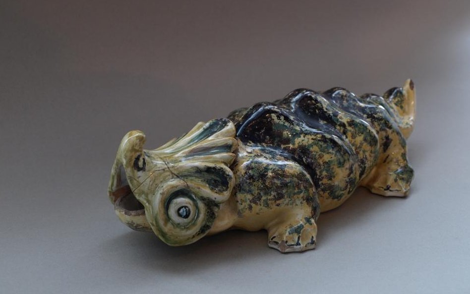 Popielnica-jaszczur z Manufaktury Michała Piotra Radziwiłła. Fot. Monika Antczak