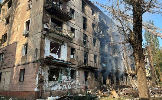 Krzywy Róg po wtorkowym ataku Rosji