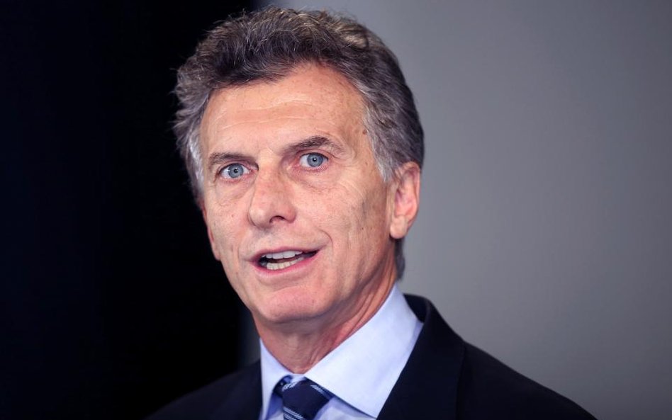 Prezydent Argentyny Mauricio Macri