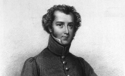 Alexander Gordon Laing (1794–1826) w mundurze pułku Ochotników Księcia Walii – jeszcze bez dystynkcj