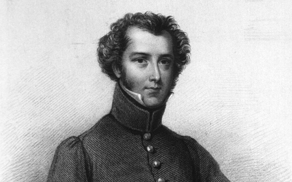 Alexander Gordon Laing (1794–1826) w mundurze pułku Ochotników Księcia Walii – jeszcze bez dystynkcj