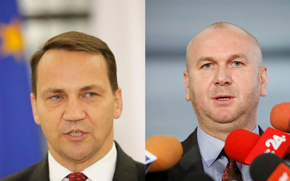 Radosław Sikorski i Paweł Wojtunik