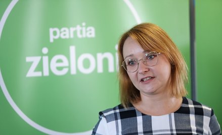 Przewodnicząca partii Zieloni, posłanka KO Małgorzata Tracz