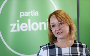 Przewodnicząca partii Zieloni, posłanka KO Małgorzata Tracz