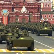 Rosyjska armia podczas parady wojskowej w Moskwie 9 maja 2015 roku