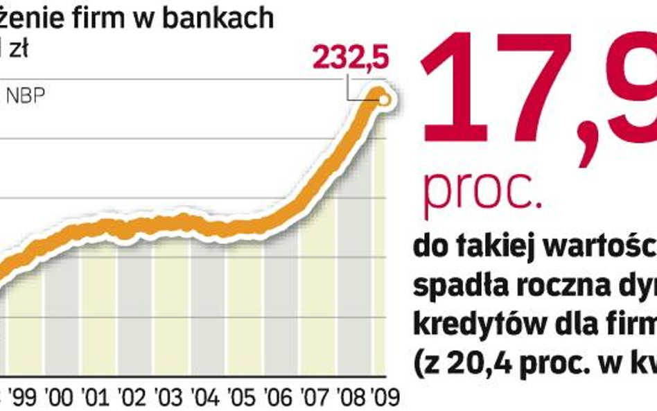 Akcja kredytowa hamuje. Spadł popyt na pożyczki długoterminowe. Na krótkoterminowe był stabilny ze s