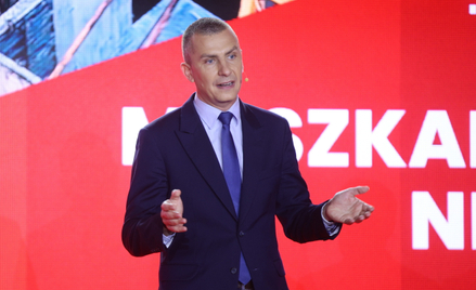 Prezydent Włocławka Krzysztof Kukucki podczas konwencji Lewicy