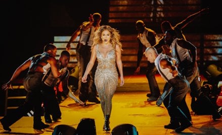 Jennifer Lopez podczas koncertu
