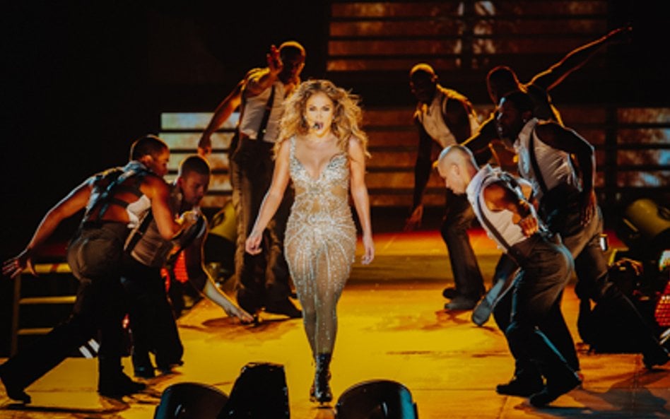 Jennifer Lopez podczas koncertu