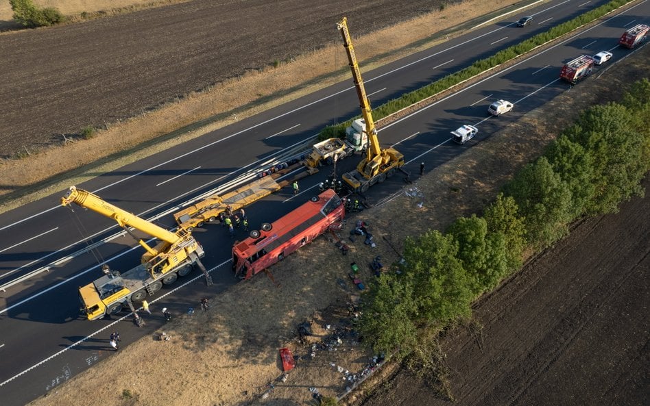 Wypadek polskiego autokaru na Węgrzech. Prokuratura wszczęła śledztwo