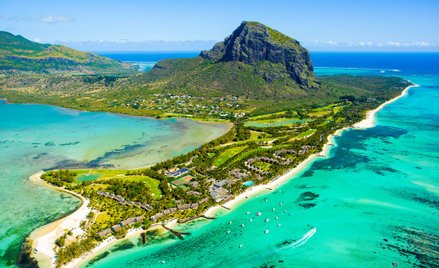 Turysta chciał podziwiać Mauritius z lotu ptaka