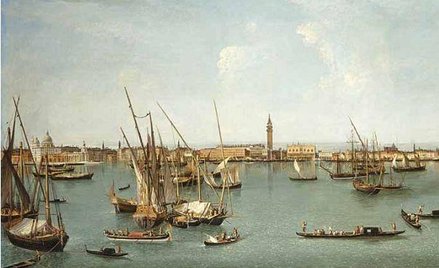 Michele Marieschi, „Zatoka św. Marka”, ok. 1739-40, płotno, 95,2 x 178,7 cm, kolekcja prywatna