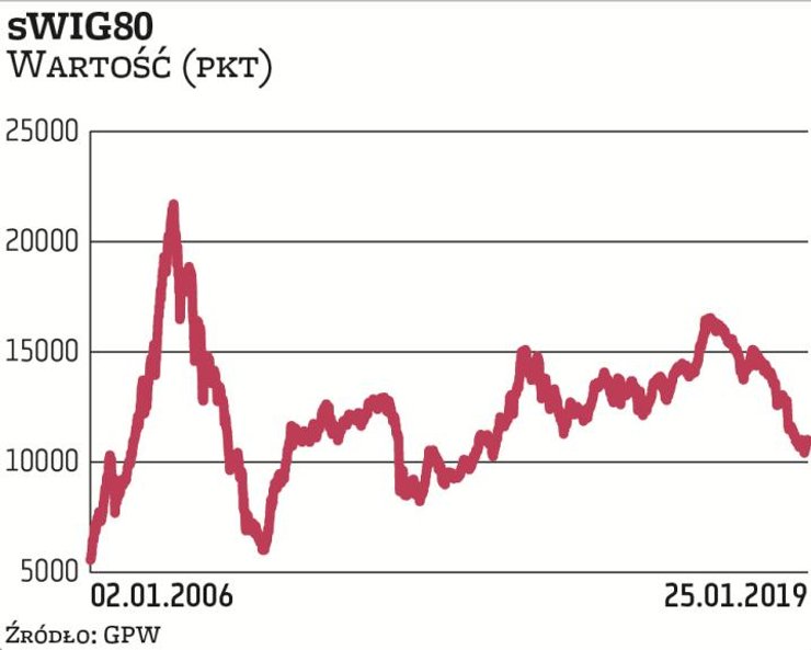 Małe spółki notowane na warszawskiej giełdzie już od dłuższego czasu znajdują się w niełasce inwesto