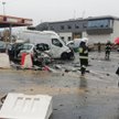 Pijany kierowca TIR-a wjechał w samochody na A2