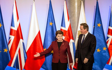 Beata Szydło i David Cameron