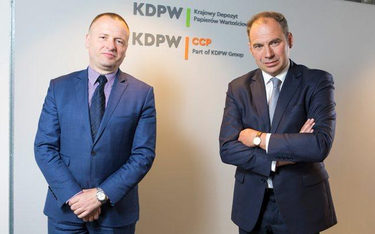 Sławomir Panasiuk i Michał Stępniewski, wiceprezesi Krajowego Depozytu Papierów Wartościowych
