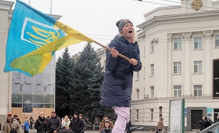 Chersoń, godzina zero. Szaleńcza radość w centrum miasta