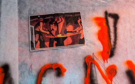 Zdjęcie przedstawiające fragment pracy Fangora