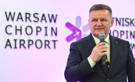 Prezes zarządu spółki Polskie Porty Lotnicze Andrzej Ilków