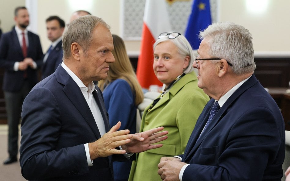 Donald Tusk i Czesław Siekierski