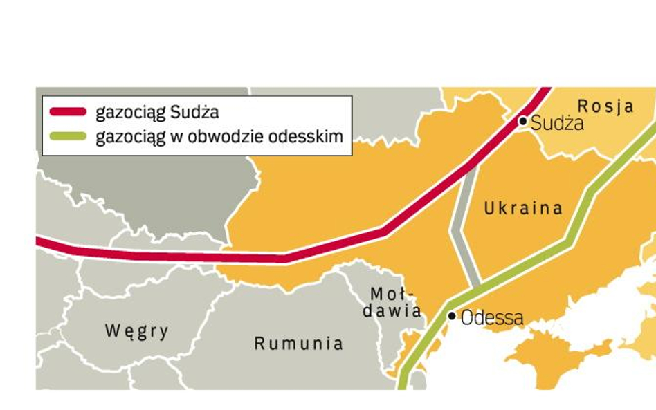 Przez stację pomiarową Sudża miało popłynąć wczoraj 76,6 mln m sześc. rosyjskiego gazu dla odbiorców