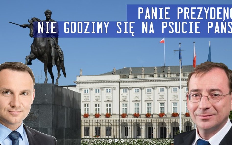 Plakat kampanii "Nie godzimy się na psucie państwa"