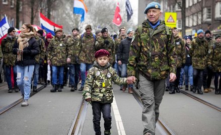 Protest w Amsterdamie