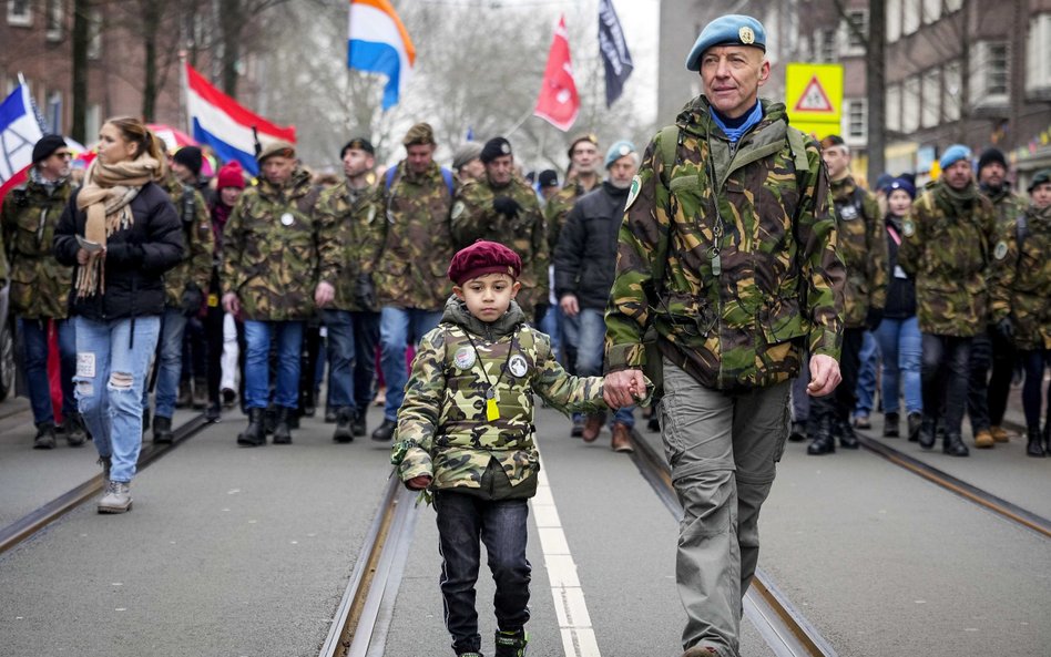 Protest w Amsterdamie