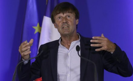 Minister ekologii we francuskim rządzie Nicolas Hulot