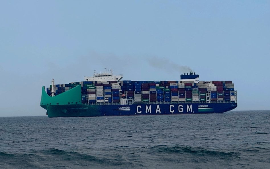 Kontenerowiec CMA CGM Kribi przepłynął przez Cieśninę Hormuz (fot. ilustracyjna)