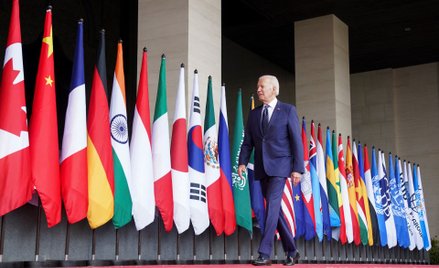 Joe Biden na szczycie G20