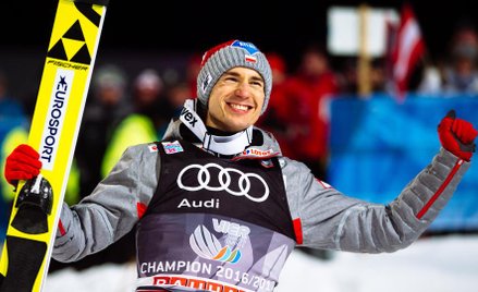Kamil Stoch w ubiegłym roku wygrał Turniej Czterech Skoczni jako drugi z Polaków, po Adamie Małyszu.