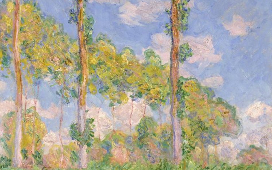 Claude Monet, Poplars in the Sun, 1891 Oil on canvas 93 × 73.5 cm