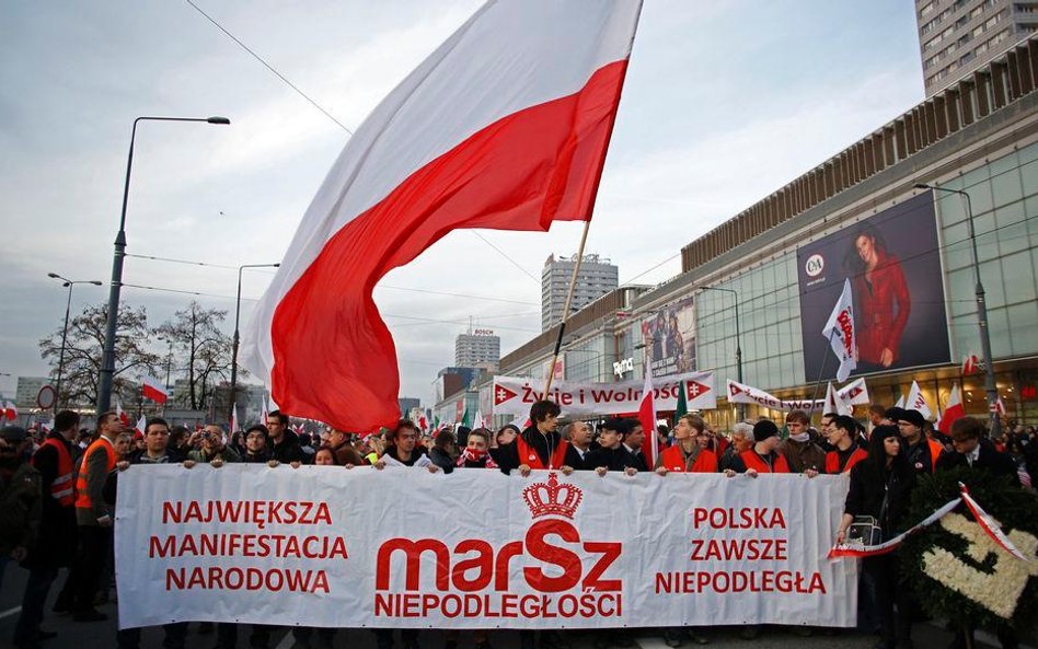 Marsz niepodległości w 2012