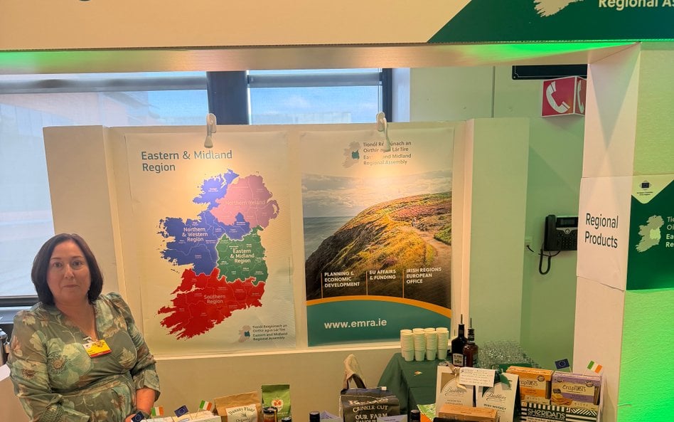 Podczas 172. sesji plenarnej Komitetu Regionów irlandzkie regiony zaprezentowały swe produkty region