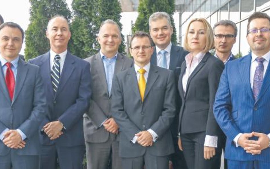 Partnerzy PwC (od lewej): Keith Sinclair, Tomasz Kassel, Camiel van der Meij, Rafał Dróbka, Marcin C