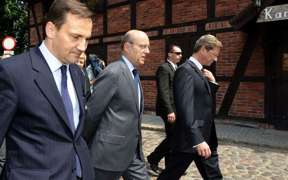 Radosław Sikorski, Alain Juppe i Guido Westerwelle