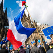 W dniu francuskich wyborów w niemieckiej Kolonii odbyła się prounijna demonstracja.