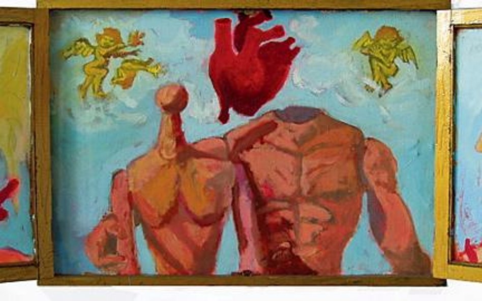 Tomasz Mróz „L’amour”, olej, płótno, 2002 r. Kolekcja New Art Team