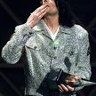 Michael Jackson podczas wręczania nagród American Music Awards, Los Angeles 2002 r.