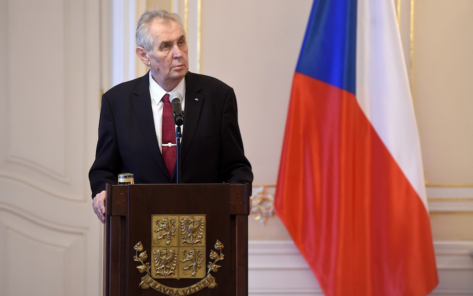 Milosz Zeman ponownie wybrany na prezydenta Czech