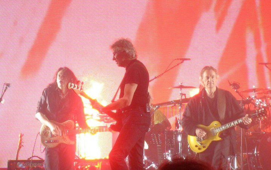 Roger Waters na scenie, fot. wonker