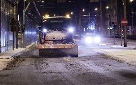 Działania służb porządkowych rozpoczęły się o godzinie 2:45. Do pracy skierowano 170 pługoposypyware