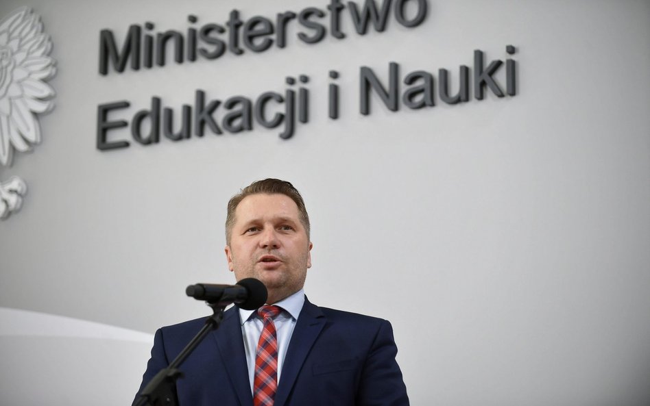 Minister edukacji i nauki Przemysław Czarnek