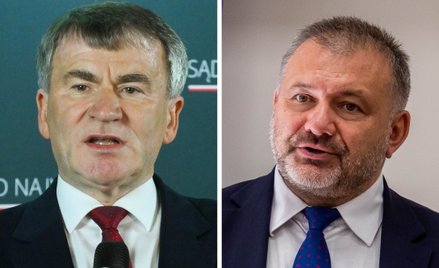 pierwszy prezes Sądu Najwyższego Zbigniew Kapiński i minister sprawiedliwości Waldemar Żurek
