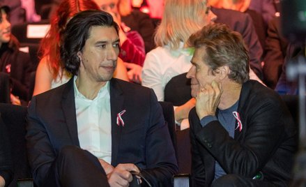 Aktorzy Adam Driver i Willem Dafoe podczas gali otwarcia 31. edycji Międzynarodowego Festiwalu Filmo
