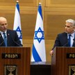 Naftali Bennett (z lewej) i Jair Lapid